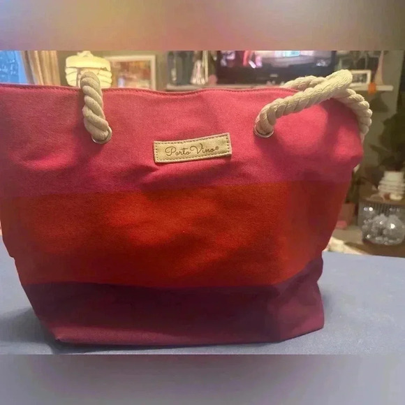 Porto Vino canvas wine tote - Picture 1 of 5